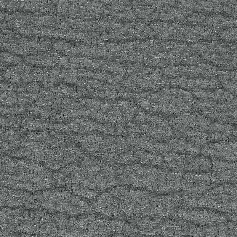 Bowery Hill Contemporary ChenillePower Double Reclining Love Seat in Gray