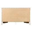 Bowery Hill Engineered Wood Traditional 6 Drawer Dresser in White