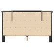 Bowery Hill Engineered Wood Transitional 6 Drawer Dresser in Black