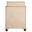 Bowery Hill Engineered Wood Transitional 7 Drawer Chest in Oak