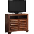 Bowery Hill Transitional Wood 6 Drawer TV Stand in Oak Finish