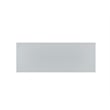 Bowery Hill Modern Wood Side Storage Desk with 4 Drawers Silver Hardware in Gray