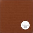 Bowery Hill Round Modern Faux Leather Padded Storage Ottoman in Caramel Brown