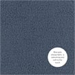 Bowery Hill Round Modern Fabric Padded Storage Ottoman in Blue Gray