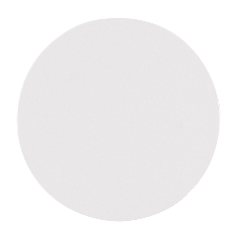 Bowery Hill Modern / Contemporary Wood Round Bar Stool in White