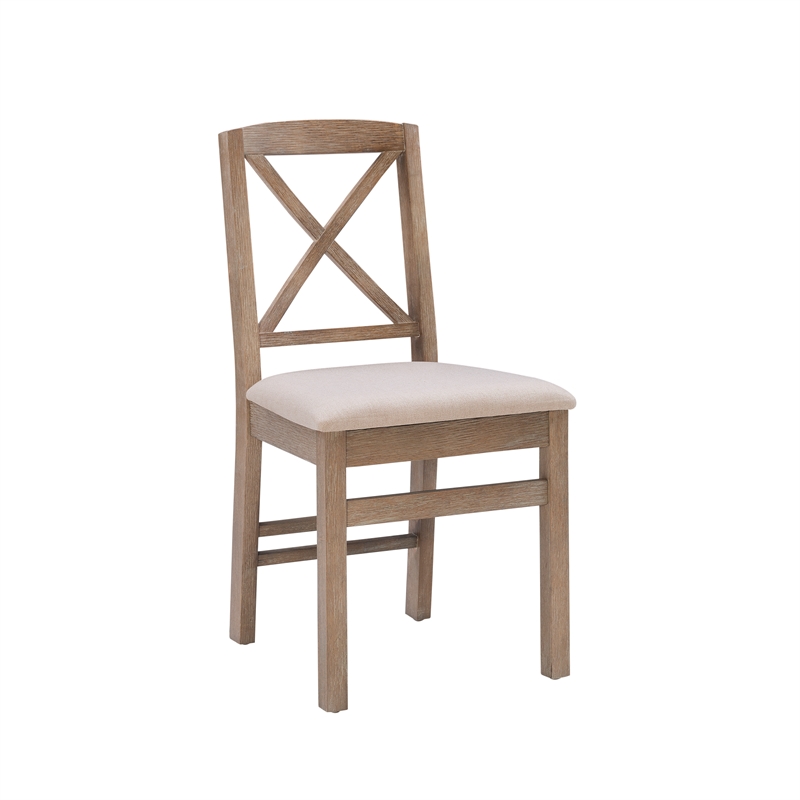 Bowery Hill Modern Wood Three Piece Drop Leaf Dining Set in Gray