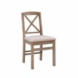 Bowery Hill Modern Wood Three Piece Drop Leaf Dining Set in Gray