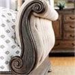 Bowery Hill Transitional Wood Panel Cal King Bed in Rustic Natural Tone