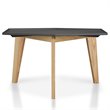 Bowery Hill Modern Chic Metal Tray-Top Coffee Table in Gray Finish