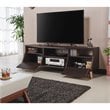 Bowery Hill Modern Wood Storage 62-Inch TV Stand in Wenge