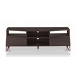 Bowery Hill Modern Wood Storage 62-Inch TV Stand in Wenge
