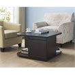 Bowery Hill Modern Wood Storage Coffee Table in Cappuccino Finish