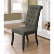 Bowery Hill Rustic Wood 5-Piece Dining Table Set in Gray Finish