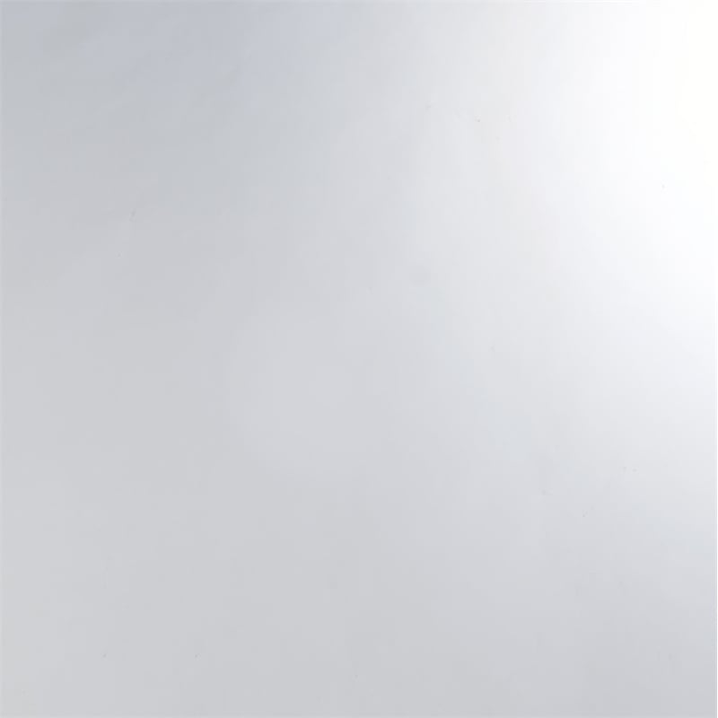 Bowery Hill Metal Frame Round Beveled Wall Mirror in Chrome