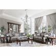 Bowery Hill Modern & Traditional Upholstered Sofa in Gray Finish