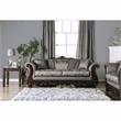 Bowery Hill Modern & Traditional Upholstered Sofa in Gray Finish