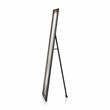 Bowery Hill Steel Sand Black Standing Mirror Rectangular 20