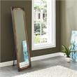 Bowery Hill Steel Sand Black Standing Mirror Rectangular 20
