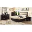 Bowery Hill 2 Drawers Transitional Solid Wood Nightstand in Espresso