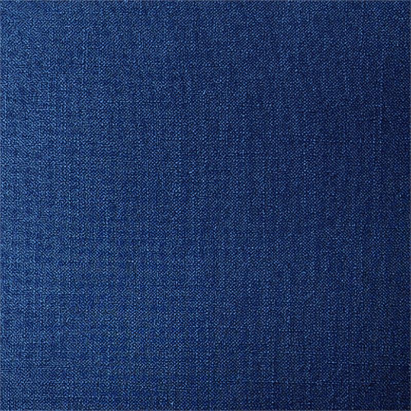 Bowery Hill Transitional Fabric Upholstered Loveseat in Blue