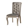 Bowery Hill Transitional Wood 9-Piece Dining Set in Champagne