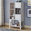 Bowery Hill Modern / Contemporary Wood Wine Rack in White Oak Finish