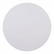 Bowery Hill Industrial Wood Round Coffee Table in White Finish