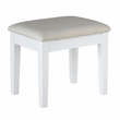 Bowery Hill Modern Solid Wood 3-Piece Vanity Set in White Finish