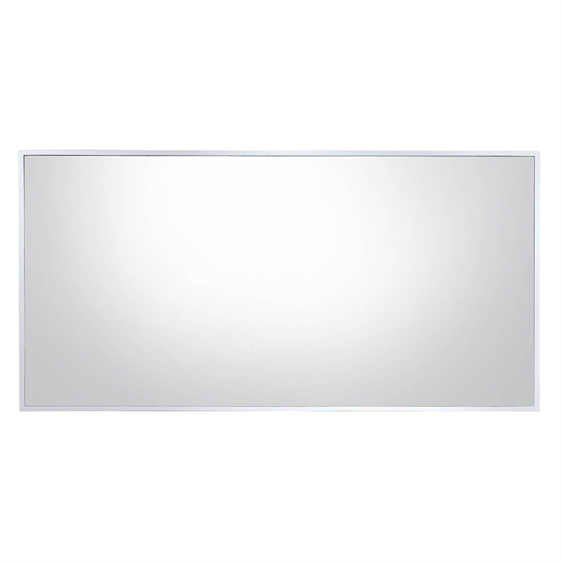 Bowery Hill Modern Ludington Metal Coffee Table in Chrome Finish