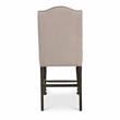 Bowery Hill Retro Harbor Gray Counter Chair with Light Stone colored fabric
