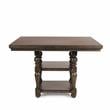 Bowery Hill Contemporary / Modern Distressed Harbor Grey Counter Table