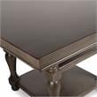 Bowery Hill Contemporary / Modern Distressed Harbor Grey Counter Table