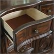 Bowery Hill Traditional Royale Brown Cherry 9-Drawer Dresser and Mirror