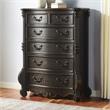 Bowery Hill Traditional Multi-step Molasses King Wood 6-Piece Panel Bedroom Set