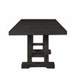 Bowery Hill Contemporary Dusky Cedar Brown Wood Counter Height Dining Table
