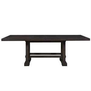 Bowery Hill Contemporary Dusky Cedar Brown Wood Counter Height Dining Table