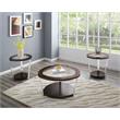 Bowery Hill Contemporary Espresso Finished Wood and Metal End Table