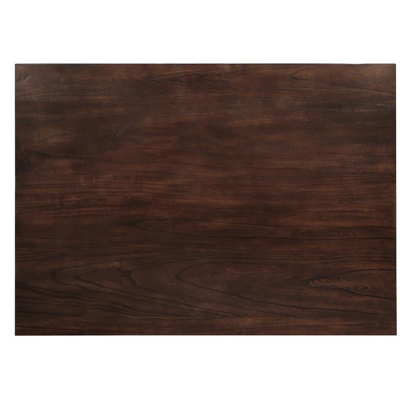 Bowery Hill Transitional Espresso Wood 7-Piece Counter Storage Dining Set