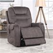 Bowery Hill Transitional Stone Microfiber Power Lift Chair with Heat