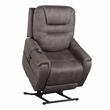 Bowery Hill Transitional Stone Microfiber Power Lift Chair with Heat
