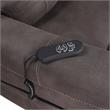 Bowery Hill Transitional Stone Microfiber Power Lift Chair with Heat