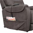 Bowery Hill Transitional Stone Microfiber Power Lift Chair with Heat
