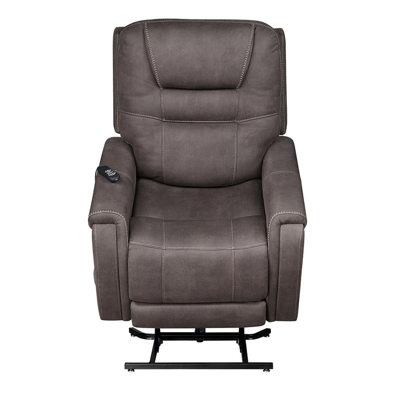 Bowery Hill Transitional Stone Microfiber Power Lift Chair with Heat