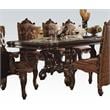 Bowery Hill Traditional Dining Table with 2 Extension Leaves in Cherry Oak