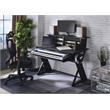 Bowery Hill Modern / Contemporary Metal Music Desk in Black Finish