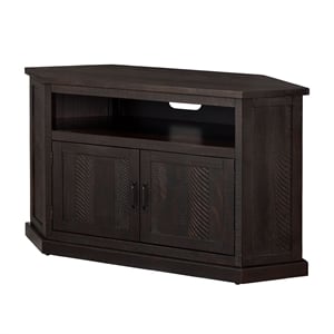 Bowery Hill Modern / Contemporary 50&quot Solid Wood TV Stand Espresso