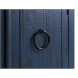 Bowery Hill Modern / Contemporary Rustic Blue Solid Wood 65