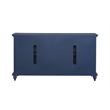 Bowery Hill Modern / Contemporary Rustic Blue Solid Wood 65