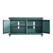 Bowery Hill Modern / Contemporary Rustic Turquoise Solid Wood 65