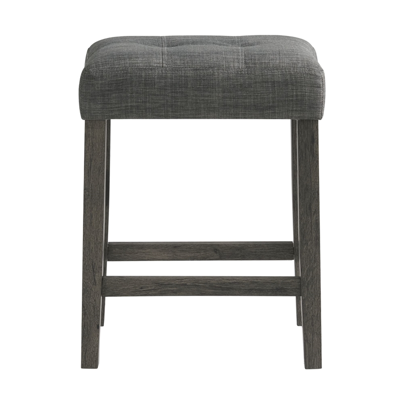 Bowery Hill Transitional Wood Multipurpose Bar Table Set in Charcoal